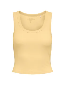 Only Damen Tank-Tops Gelb 509999