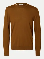 Pullover aus Merinowolle Braun XL