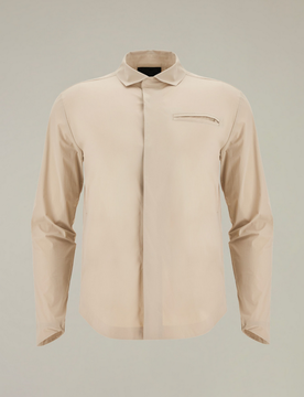 Camicia overshirt kyffin uomo beige