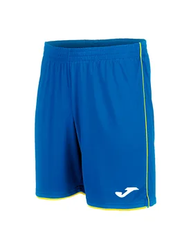 Pantaloncino Azzurro con Bordo Giallo da Calcio LIGA S - Joma - FashionsVida