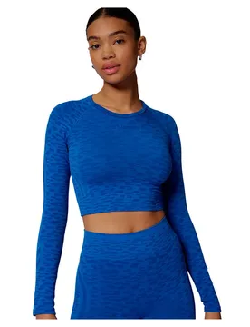 T-shirt à Manches Longues Mt Leo Cropped Seamless 7334 L