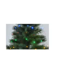 Mehrfarbige Lichterkette Christbaum-Schmuck bunt 1,5 m