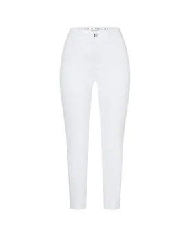 Jeans Slim Fit 7/8 DREAM SUMMER weiss 44/L26 damen - Mac - FashionsVida
