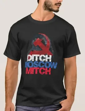 Ditch Moscow Mitch Traitor Russia Puppet Men T-Shirt Short Sleeve Casual Cotton O-Neck Summer Men T Shirt - Aliexpress - FashionsVida
