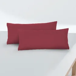 Feinjersey-Kopfkissenbezug Doppelpack rost, 2x 40x60 cm