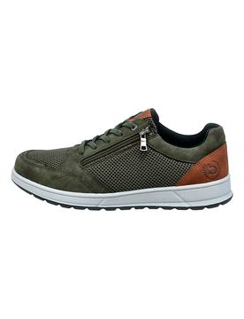 Scarpe Stringate Verdi con Tomaia in Pelle 331AFB056900 43