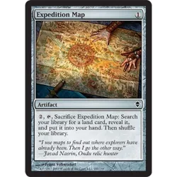Expedition Map (foil) Zendikar