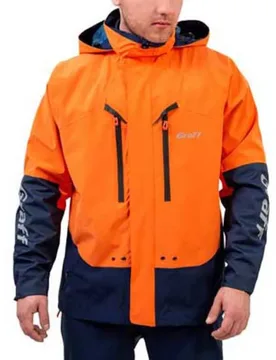 B-2 Jacket Orange / Blue L Men - Graff - FashionsVida