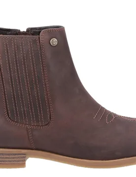 Didbrook Womens Ankle Boots - Brown Leather - Size Uk 4 - Cotswold - FashionsVida