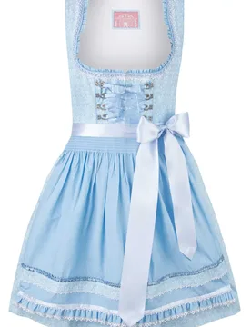 Dirndl Kim (hellblau, Gr. 36) von Wiesnwuid für Damen, 100% Baumwolle - Stockerpoint - FashionsVida