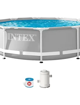 Piscina desmontable redonda Prism Frame 305x76 cm - Intex - FashionsVida