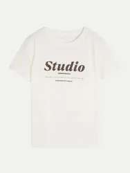 T-Shirt Studio Weiß M
