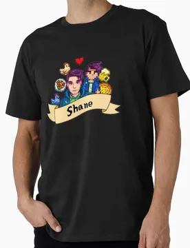 Stardew Valley Shane Cute Cartoon RPG Video game Gift T Shirt for Gamer Short sleeve Graphic Clothes All Size Tops - Aliexpress - FashionsVida