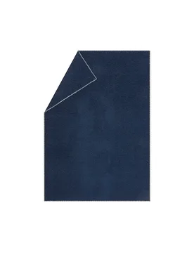 Tagesdecke - Plaid Sylt 140x200cm (Marine) dunkelblau baby - David Fussenegger - FashionsVida