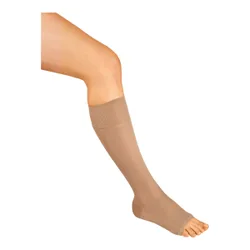 Stützkniestrümpfe, 2 Paar beige 1