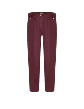 Chino KRYSTAL FLAP rojo oscuro 38/L27 - Cambio - FashionsVida