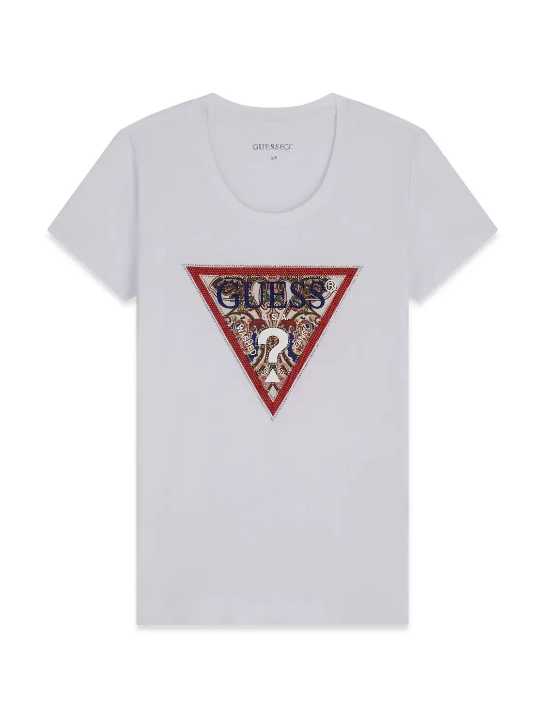 SS CN PAISLEY TRIANGLE TEE female - S - FashionsVida