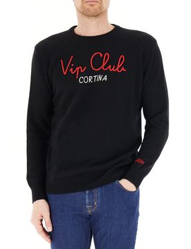 Maglione misto lana NERO L