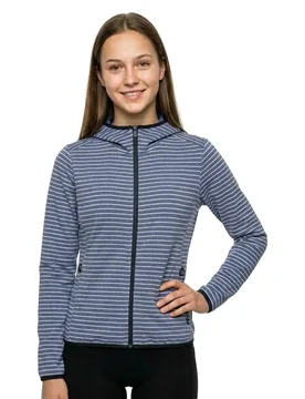 Kia Hoodie Fleece SR Navy / Pearl S Women - Sea Ranch - FashionsVida