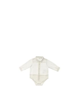 Body con camicia NURSERY BIANCO 9M