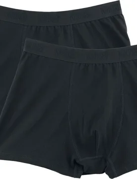 Gothic Boxershort - Kihilist 2 Pack Boxers - XS bis XXL - für Männer - Größe L - schwarz - Männer - male - KIHILIST by KILLSTAR - FashionsVida