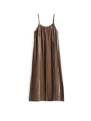 Midikleid QWIATA hellbraun 42 damen
