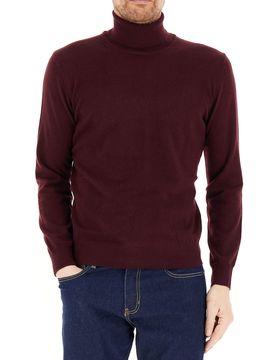 Dolcevita lana cashmere BORDEAUX XL