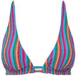 Top de bikini sin aros triángulo de tejido spacer de la línea easy pop