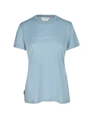 Camiseta funcional de mujer 150 Tech Lite Sparkling azul claro L