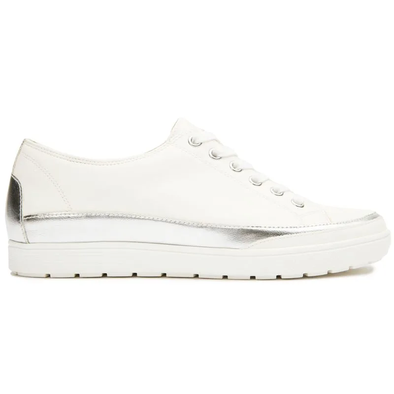 Womens Cup Sole Trainers - White - Size Uk 3.5 - By Caprice - FashionsVida