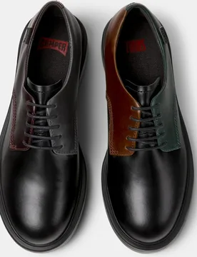 Zapatos de cordones de mujer dean planos - Camper - FashionsVida