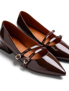 Mary Jane Lucan Mocha EU 36 - Gioseppo - FashionsVida