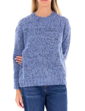 Maglione misto lana AZZURRO POLVERE M - WEEKEND MAX MARA - FashionsVida