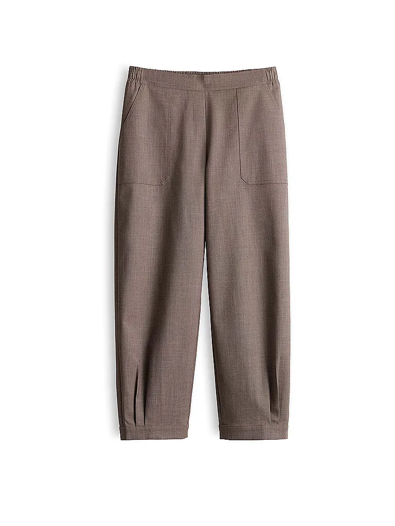 Pantalón Barrel Leg MYHA CURVED marrón 36 - Opus - FashionsVida