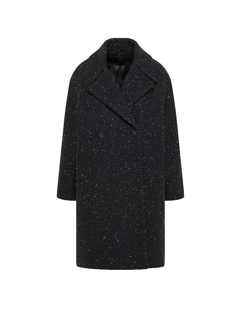 Lanius Abrigo de lana negro 38 - LANIUS - FashionsVida
