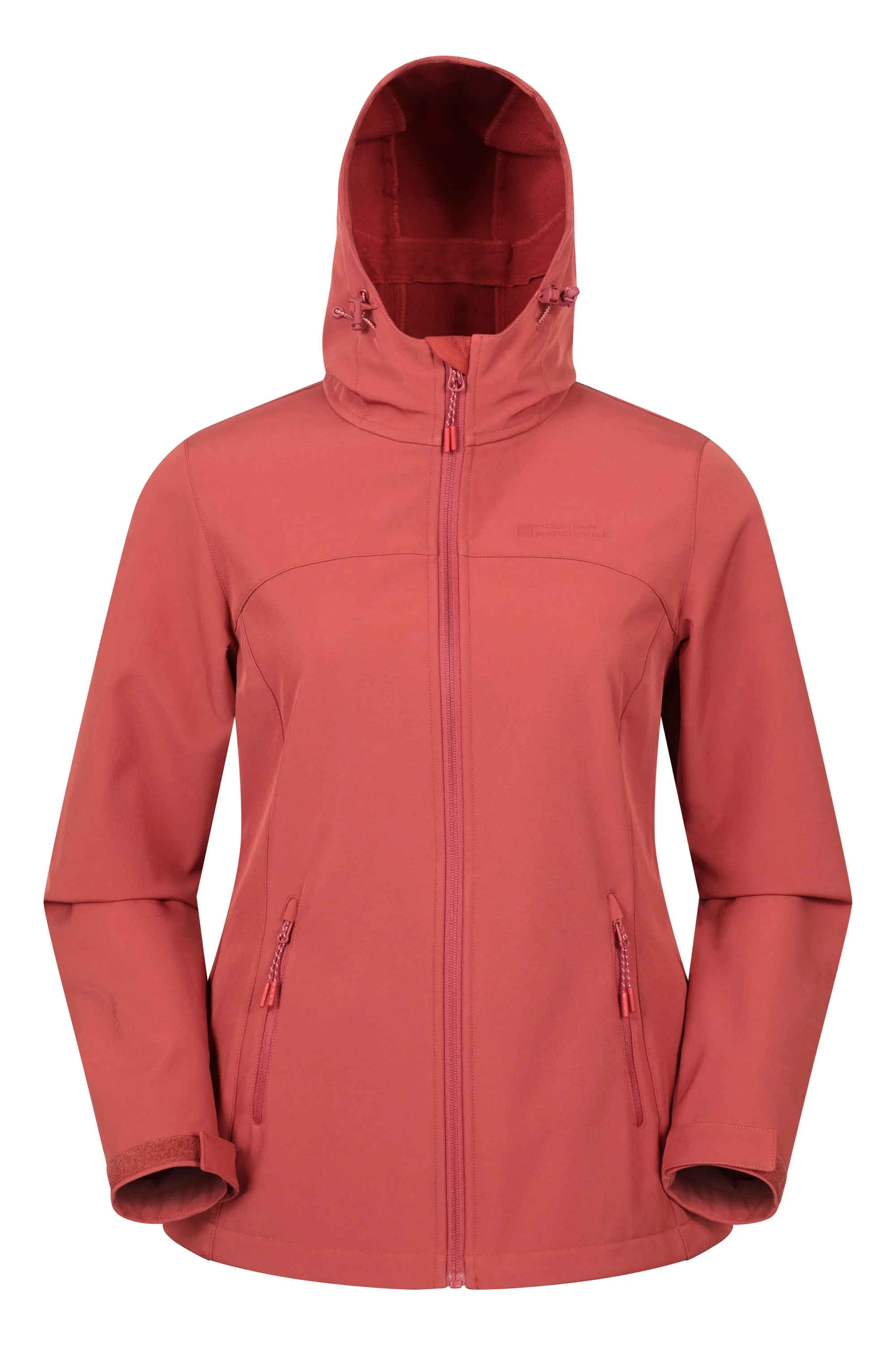Exodus Womens Water Resistant Softshell Jacket - Orange - Orange - Size: 16 - Mountain Warehouse - FashionsVida