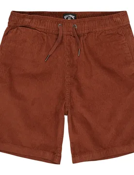 Short Larry Cord Rustic Brown 14 Années Garçon - Billabong - FashionsVida