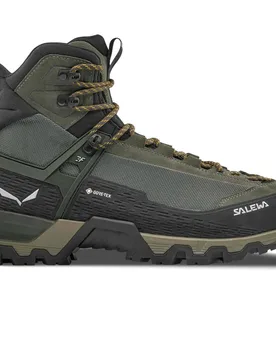 Mtn trainer 3 tech mid gtx m bota montaña cuero hombre Verde (43) - Salewa - FashionsVida