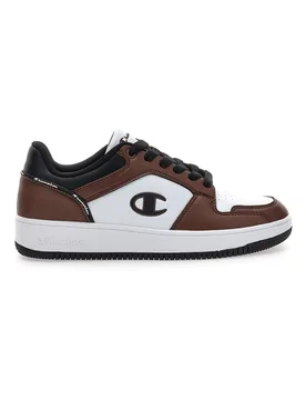 Sneakers marroni e bianche con dettagli black RD18 2.0 Low 47½ - Champion - FashionsVida