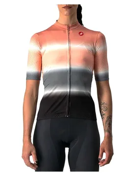 Maglia A Maniche Corte Dolce Blush / Light Black - Castelli - FashionsVida