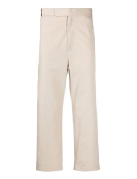Pantaloni dritti in tessuto