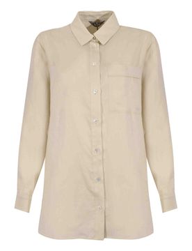Camicia Mmlfilo In Lino Latte