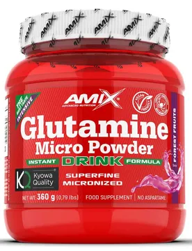 Glutamine Micro-poudre Acides Aminés Baies Sauvages 360g