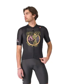 Maglia A Maniche Corte #giro Highway To Rome Black - Castelli - FashionsVida
