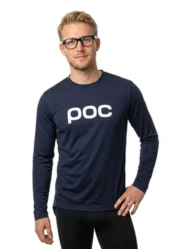 Maglietta A Maniche Lunghe Apatite Navy - Poc - FashionsVida