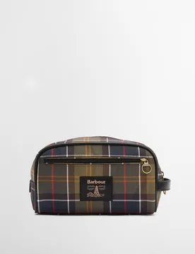 Neceser de hombre hombre estampado tartan - Barbour - FashionsVida
