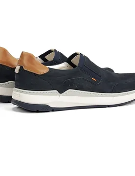 Mocasines de hombre fabricados en nobuck - Fluchos - FashionsVida