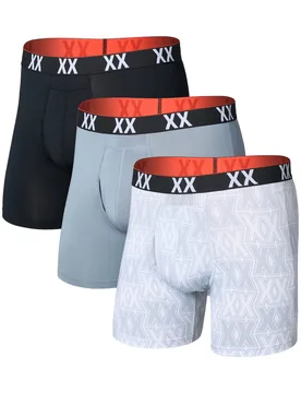 Pack de 3 boxers respirants - Multi-Sport Mesh BB Fly 3pk XXcellence/Tradewinds/Black - Taille S - Saxx Underwear - FashionsVida
