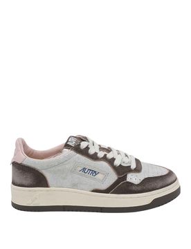 Sneaker da medaglia bianche e marroni