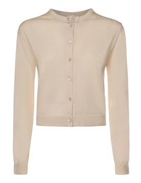 Courreges Cardigan in lana merino